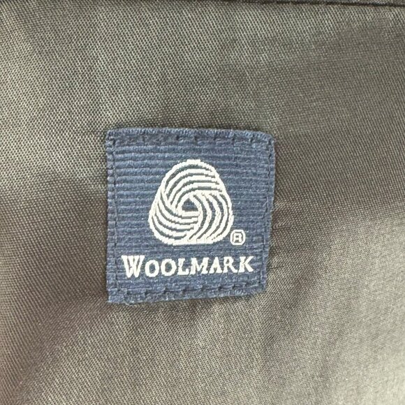 Paul Betenly Mens Black Two Button Wool Suit Jacket Blazer 100% Wool Size 46L - Picture 7 of 16